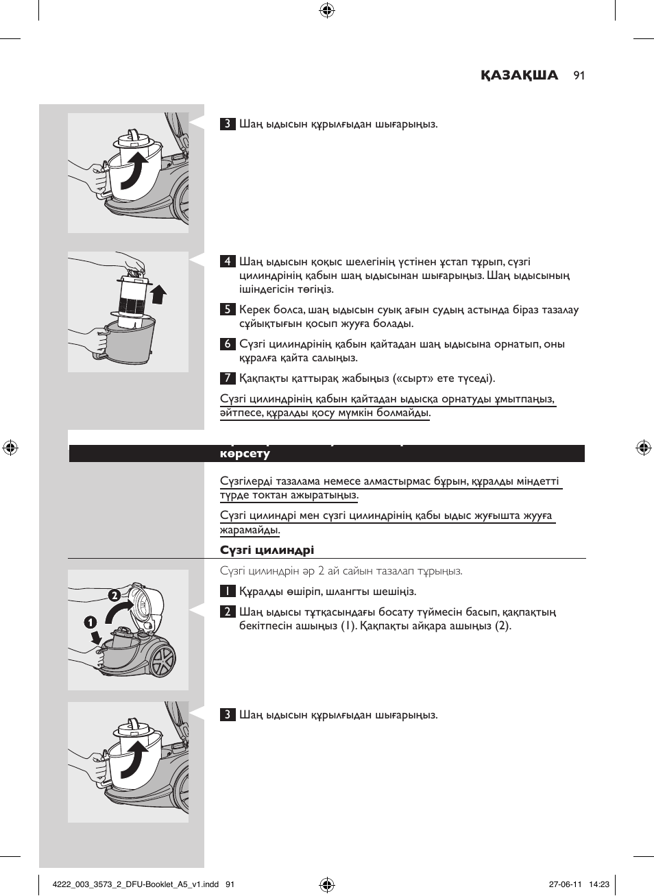 Philips FC9210 User Manual | Page 91 / 240