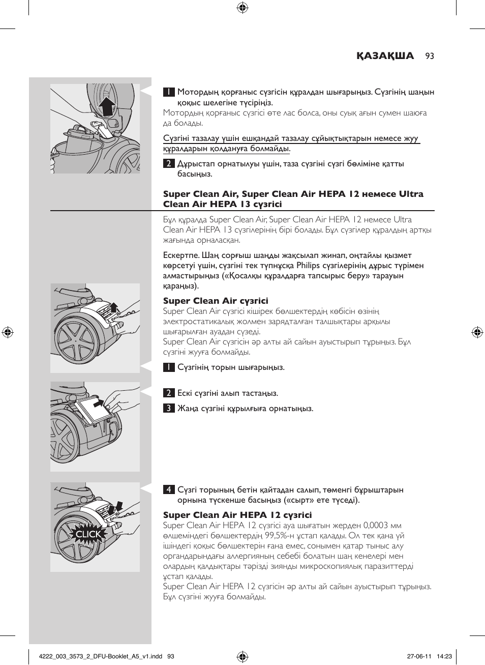 Philips FC9210 User Manual | Page 93 / 240