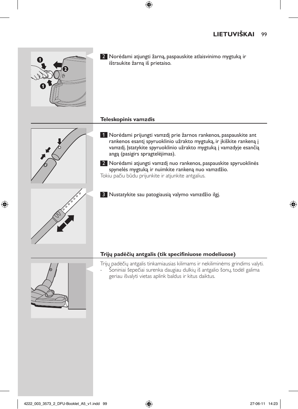 Philips FC9210 User Manual | Page 99 / 240