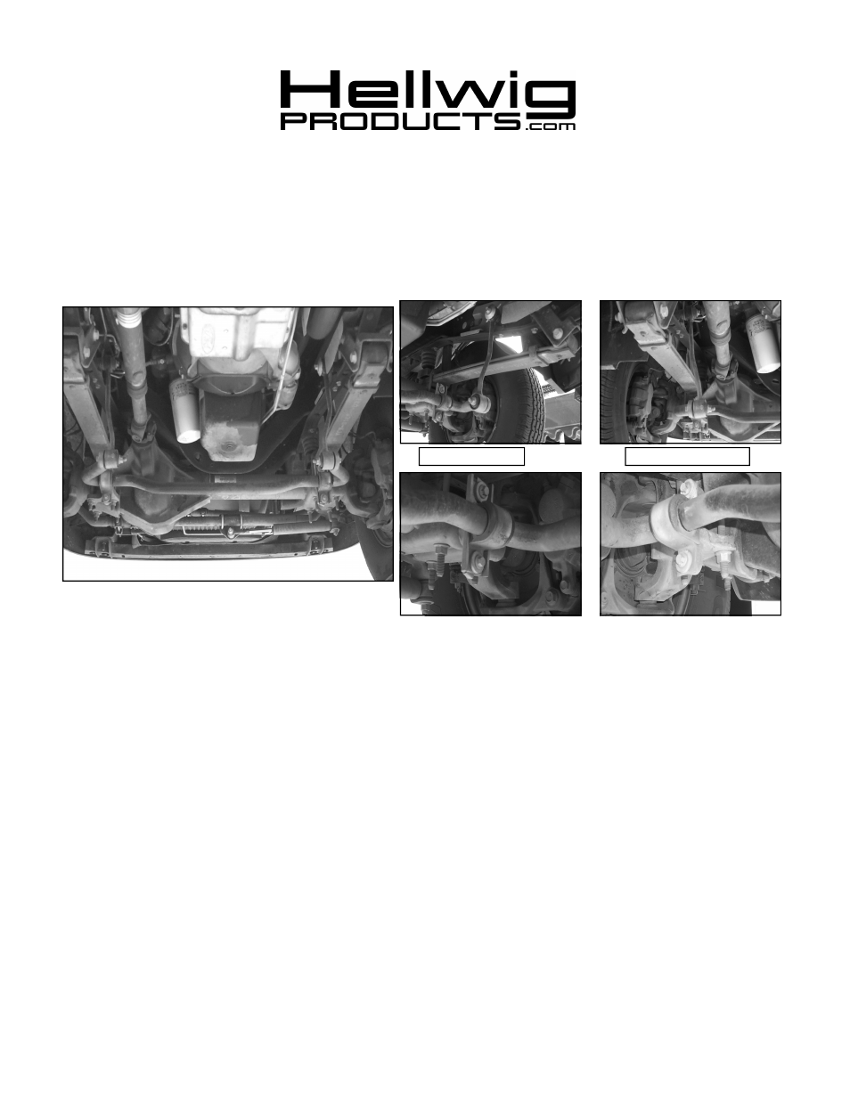 Hellwig Sway Bar 7640 User Manual | 2 pages