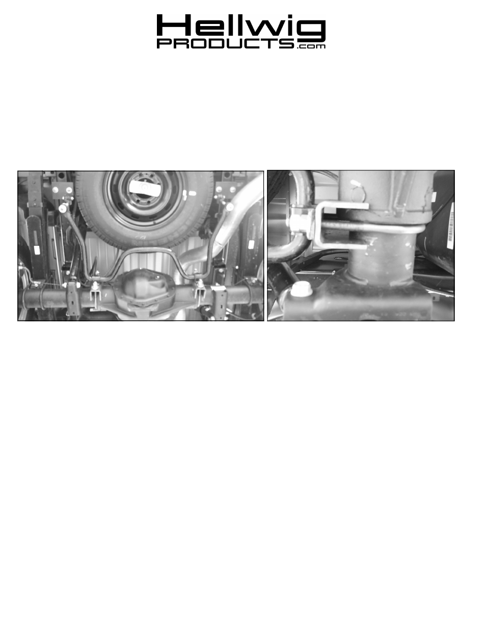 Hellwig Sway Bar 7658 User Manual | 3 pages