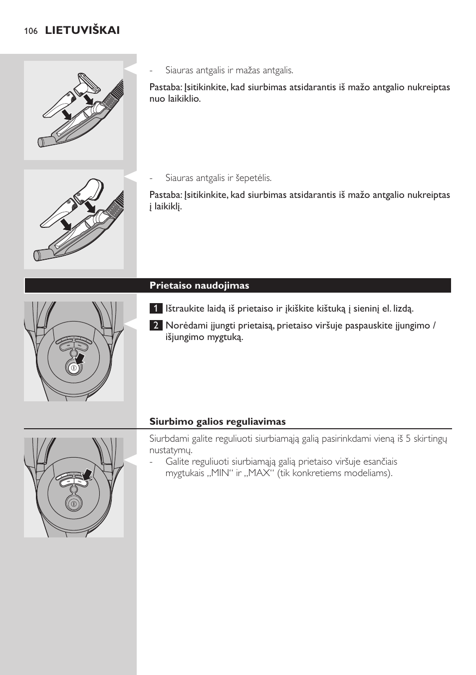 Philips FC9222 User Manual | Page 106 / 250