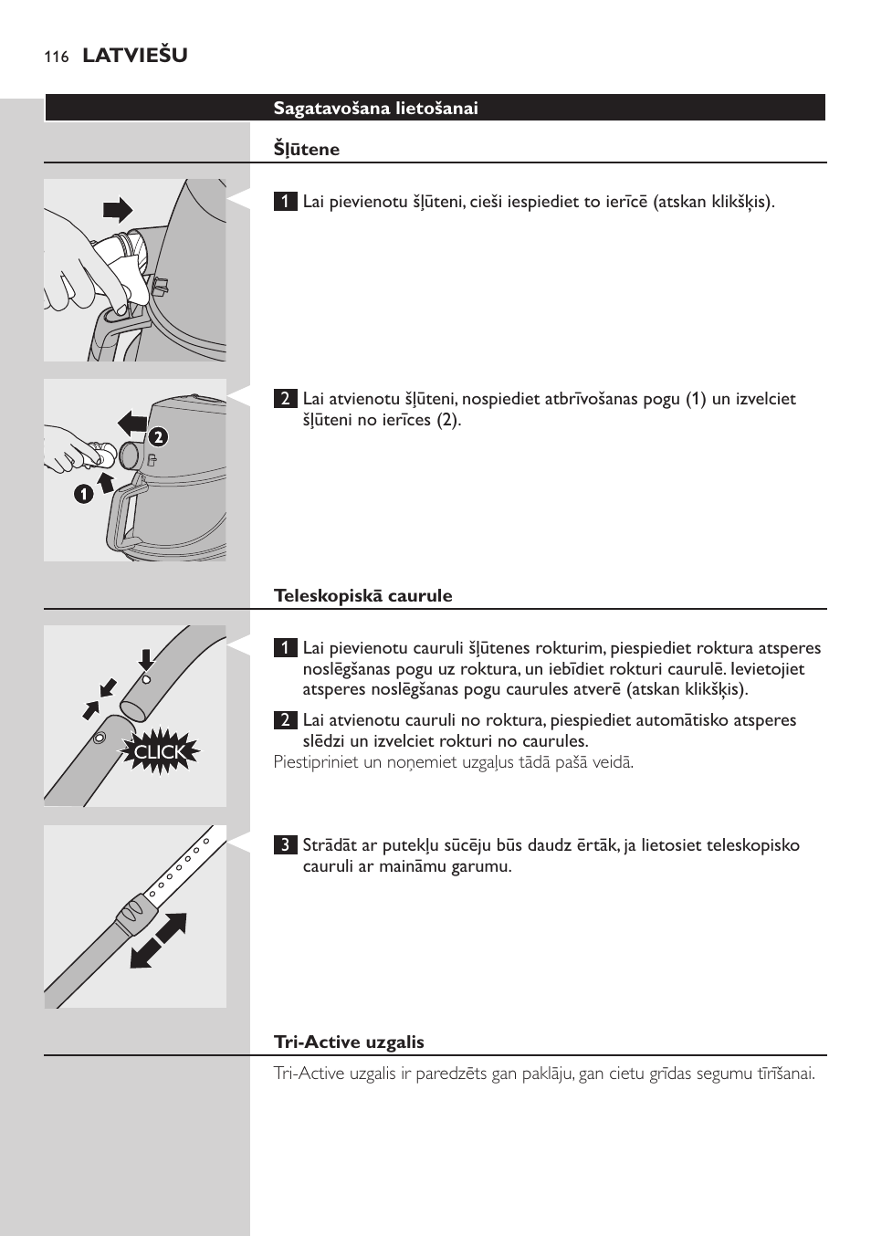 Philips FC9222 User Manual | Page 116 / 250