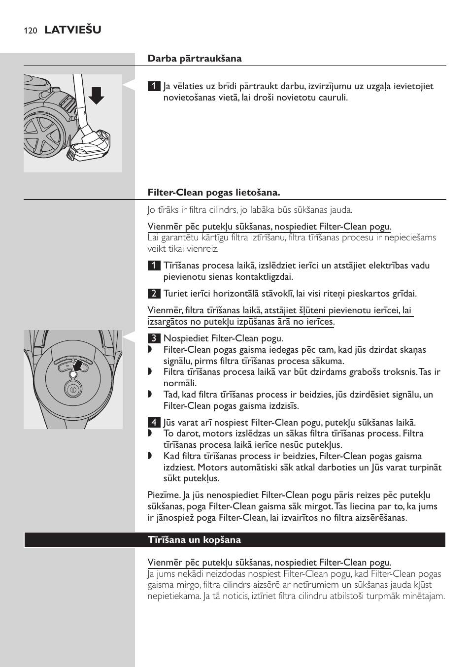 Philips FC9222 User Manual | Page 120 / 250