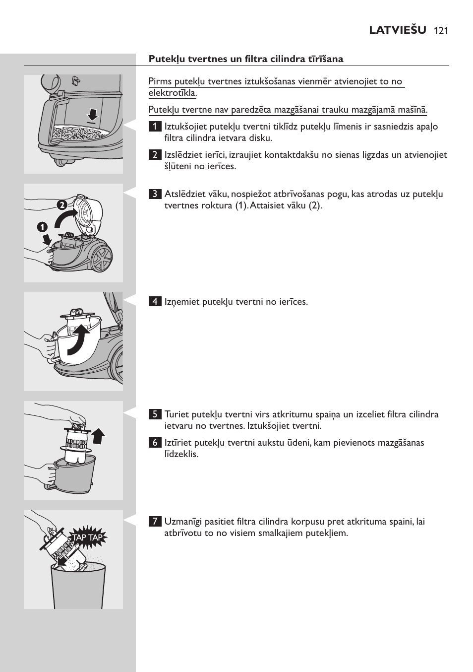 Philips FC9222 User Manual | Page 121 / 250