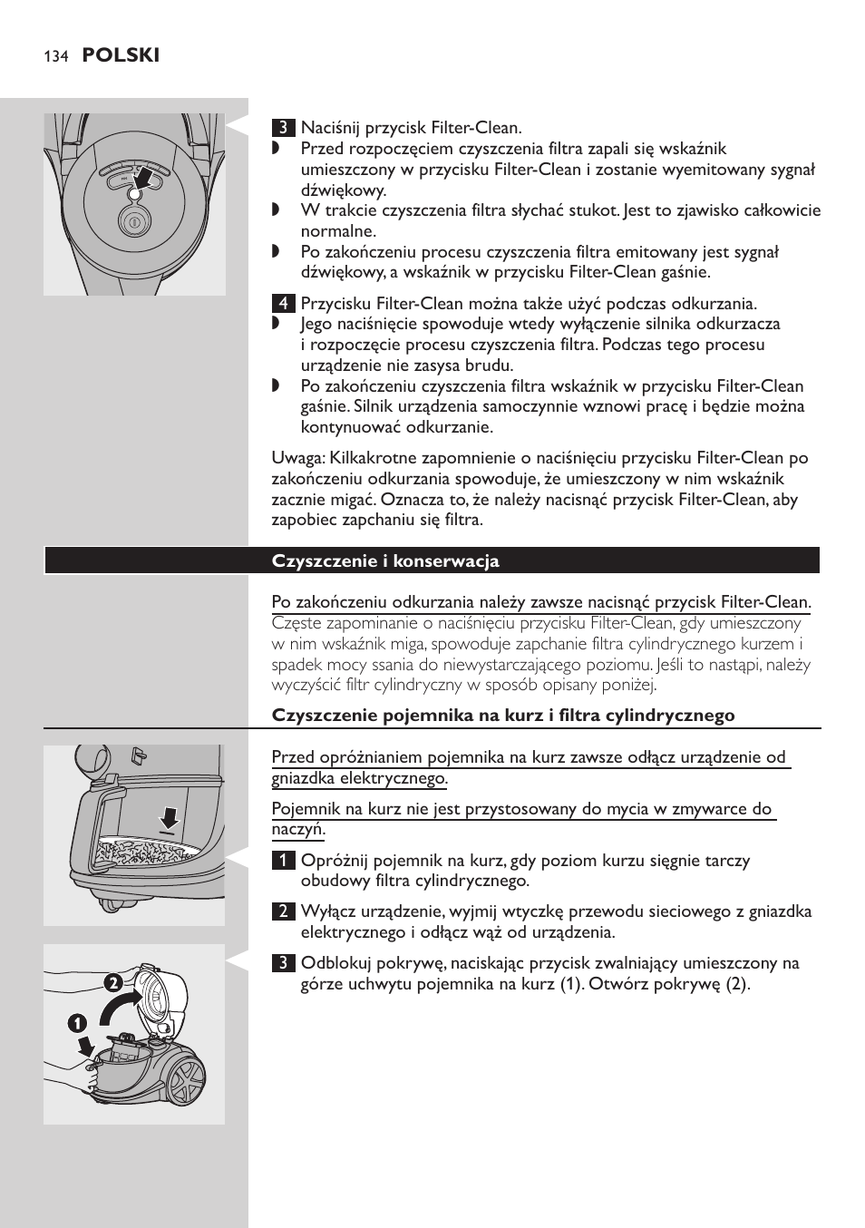 Philips FC9222 User Manual | Page 134 / 250