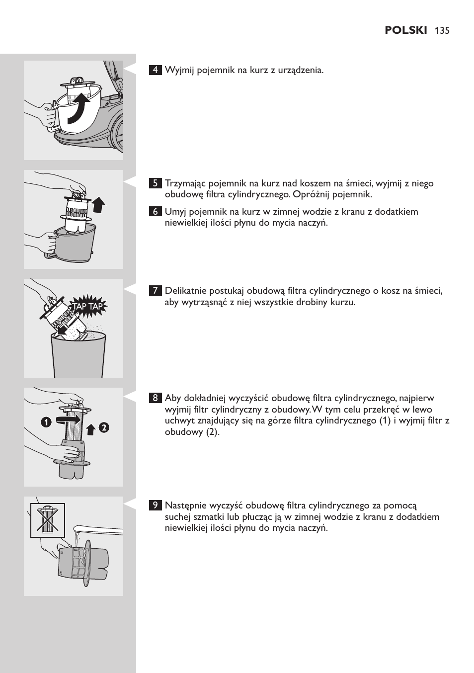 Philips FC9222 User Manual | Page 135 / 250