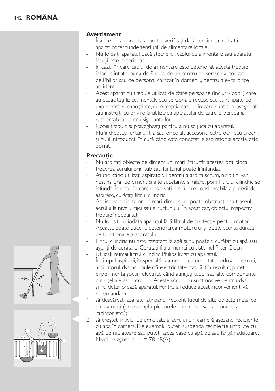 Philips FC9222 User Manual | Page 142 / 250