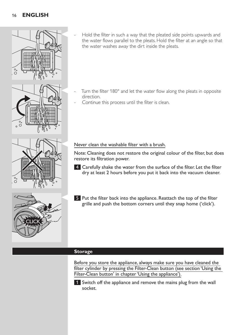 Philips FC9222 User Manual | Page 16 / 250