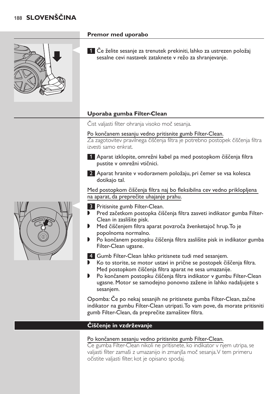 Philips FC9222 User Manual | Page 188 / 250