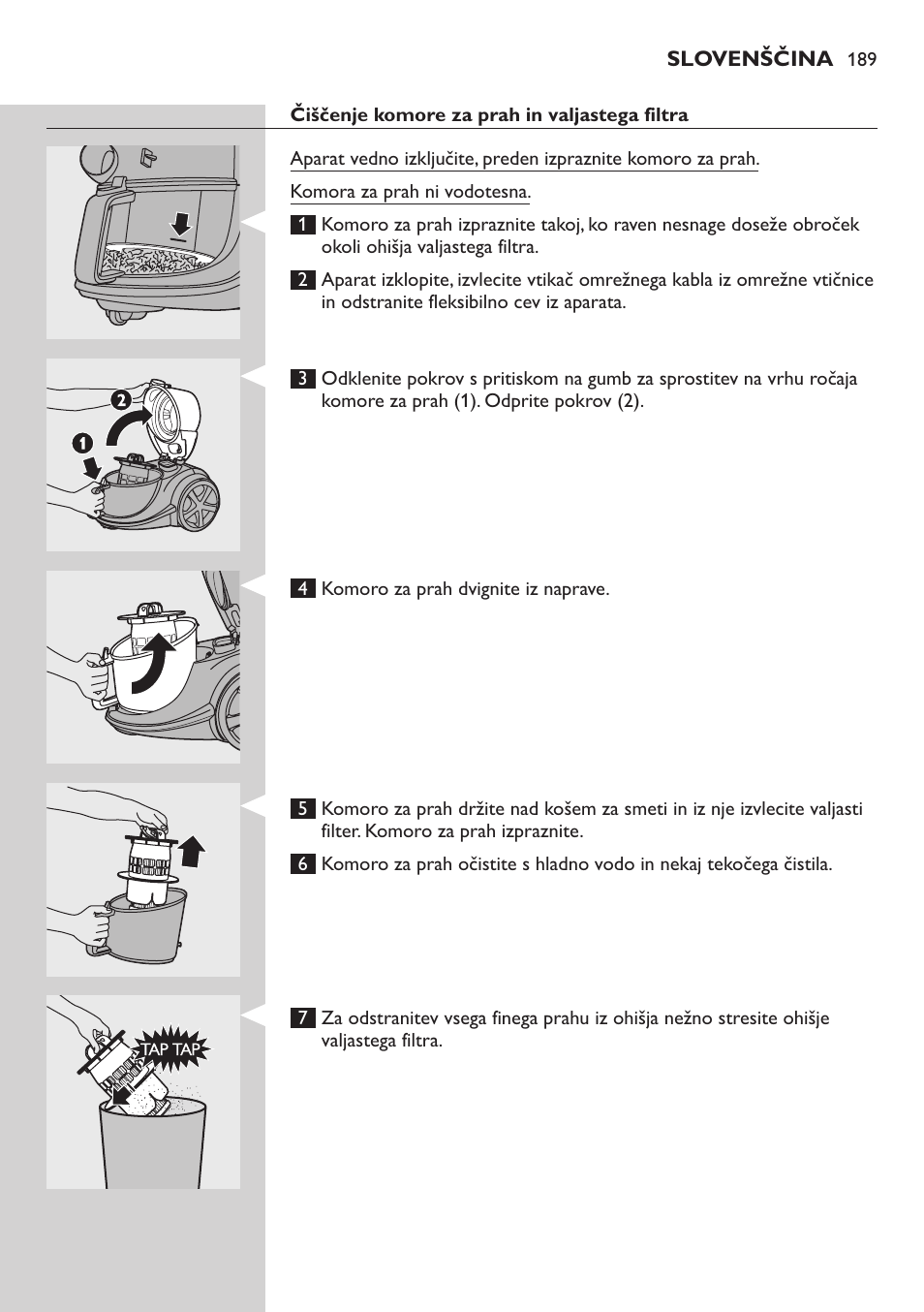 Philips FC9222 User Manual | Page 189 / 250