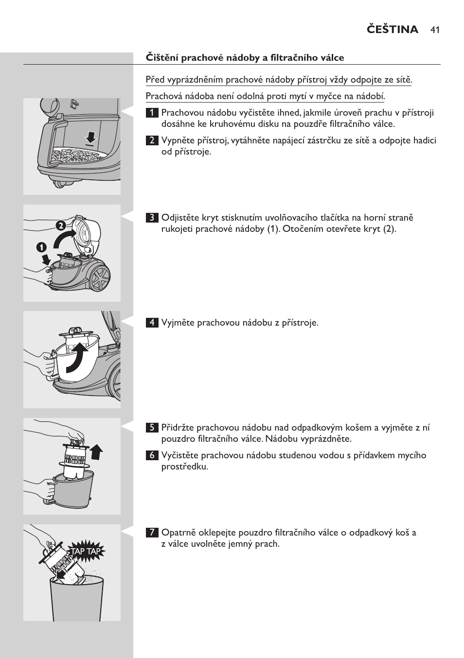Philips FC9222 User Manual | Page 41 / 250