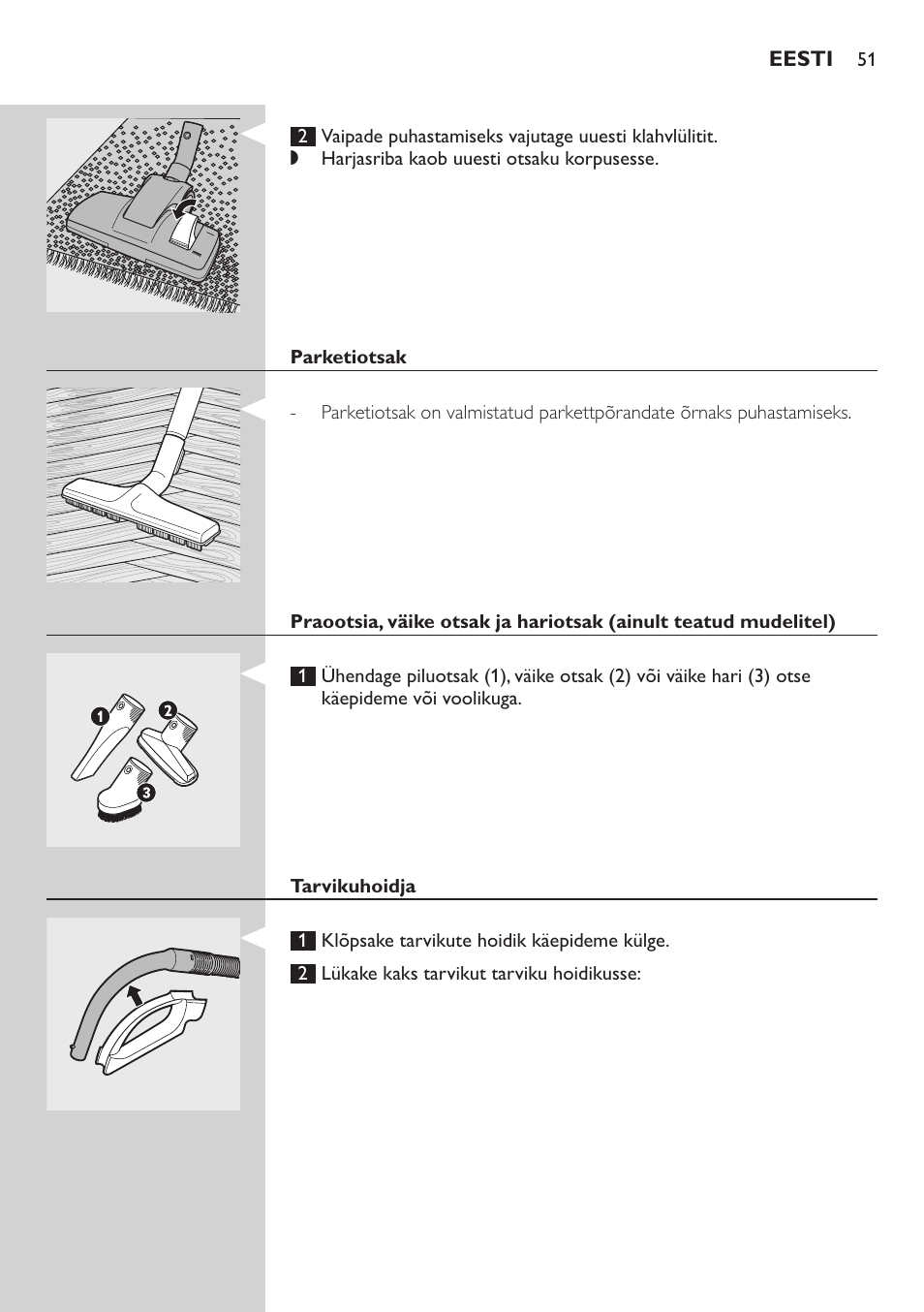 Philips FC9222 User Manual | Page 51 / 250