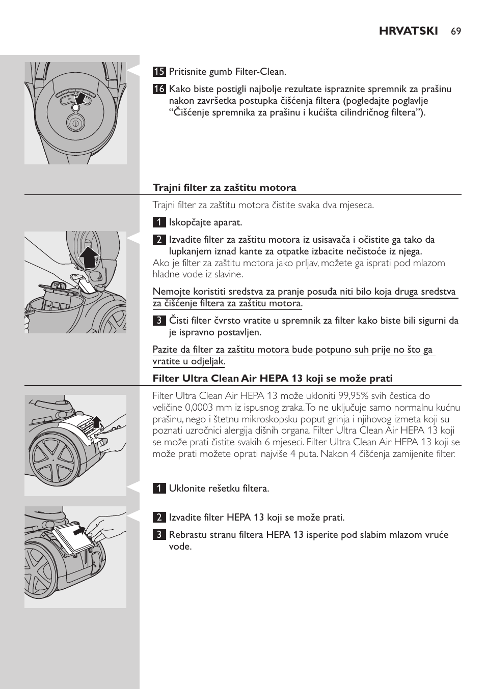 Philips FC9222 User Manual | Page 69 / 250