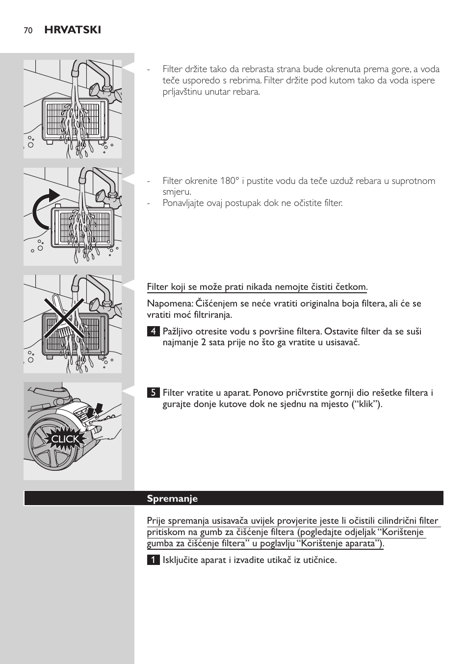 Philips FC9222 User Manual | Page 70 / 250
