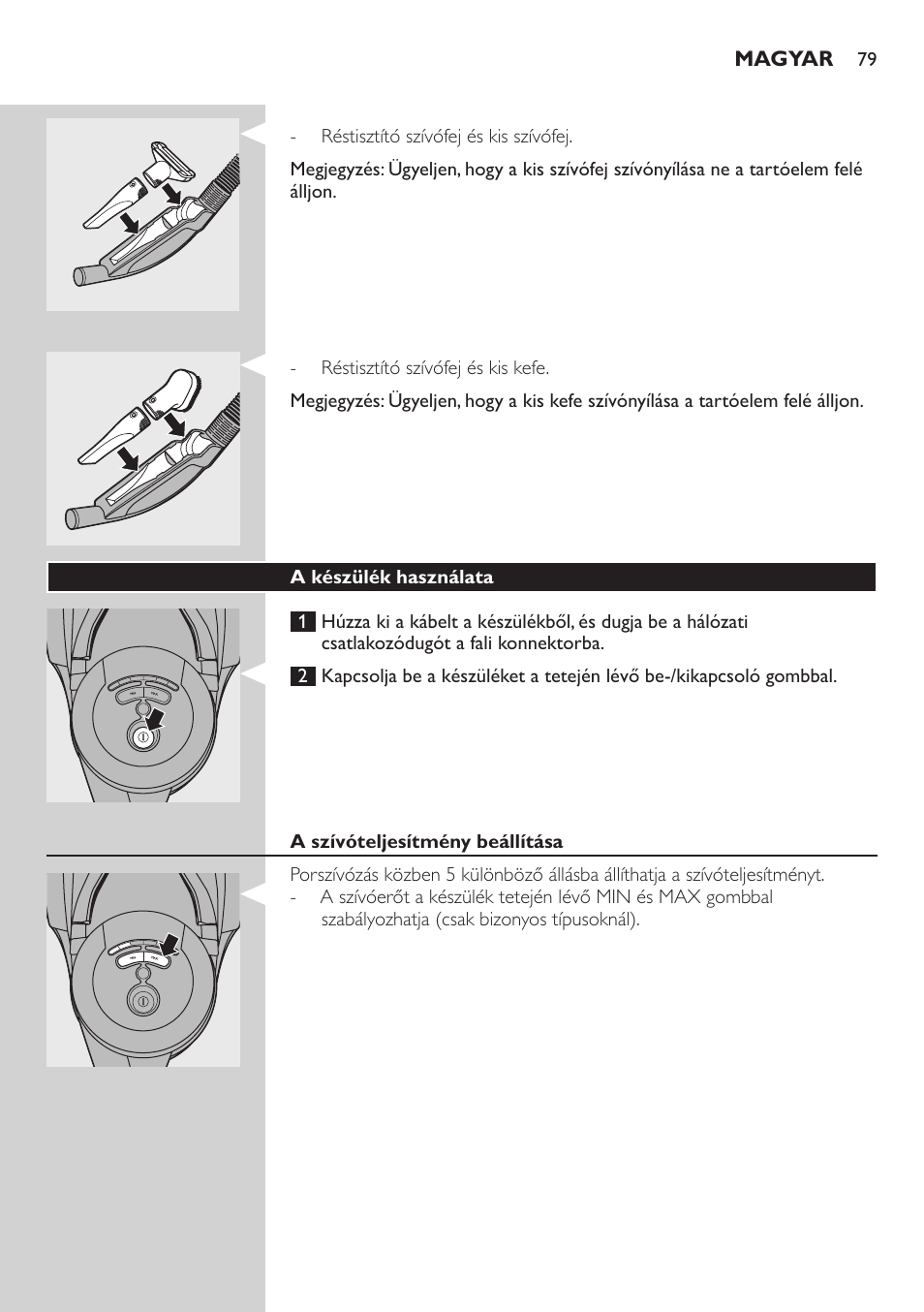 Philips FC9222 User Manual | Page 79 / 250