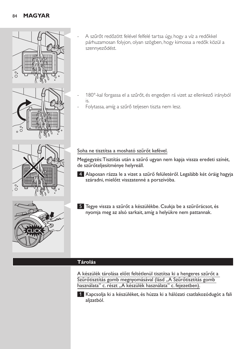 Philips FC9222 User Manual | Page 84 / 250