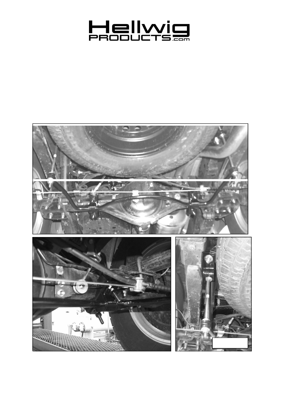 Hellwig Sway Bar 7666 User Manual | 3 pages