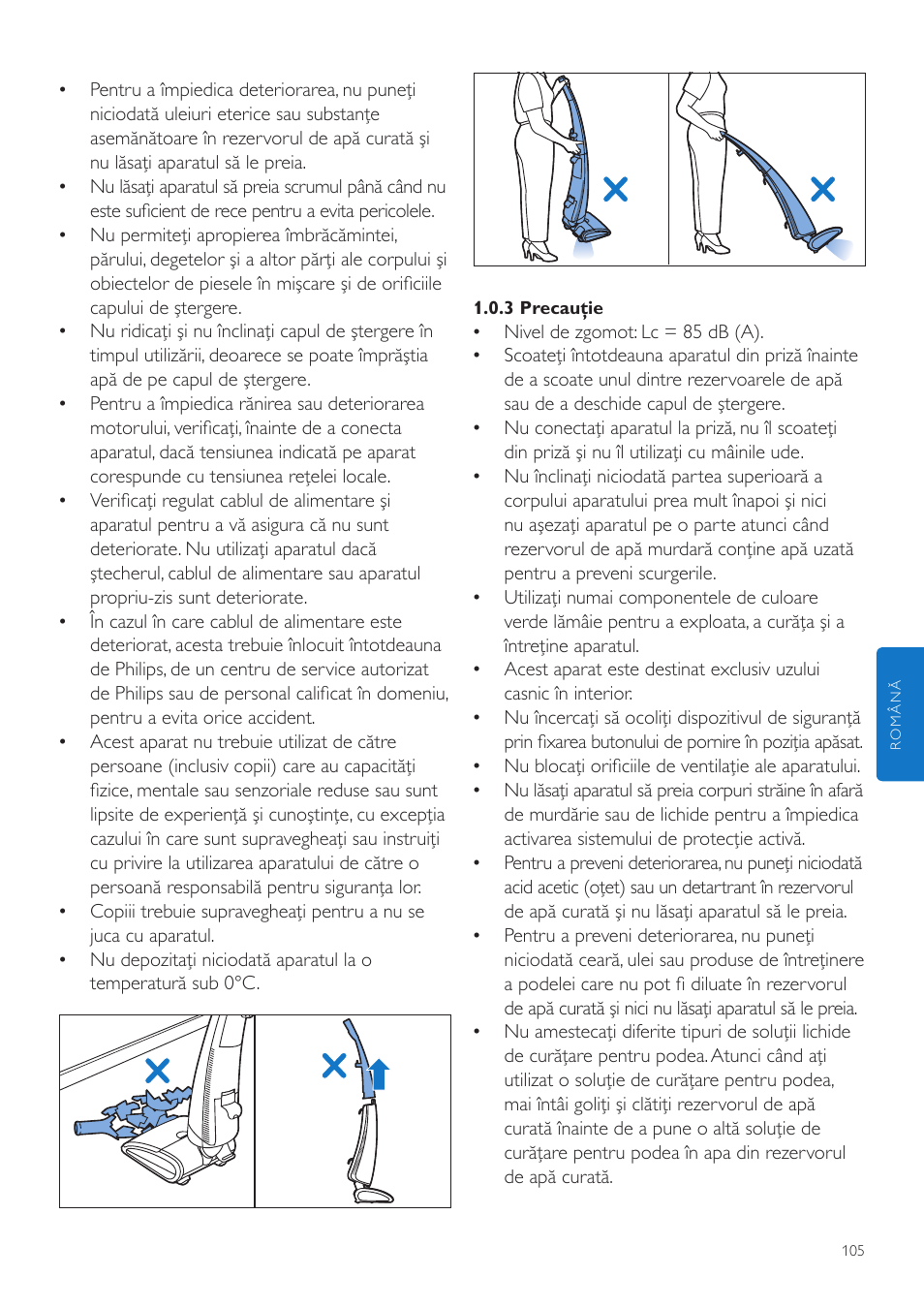 Philips FC7070 User Manual | Page 105 / 230