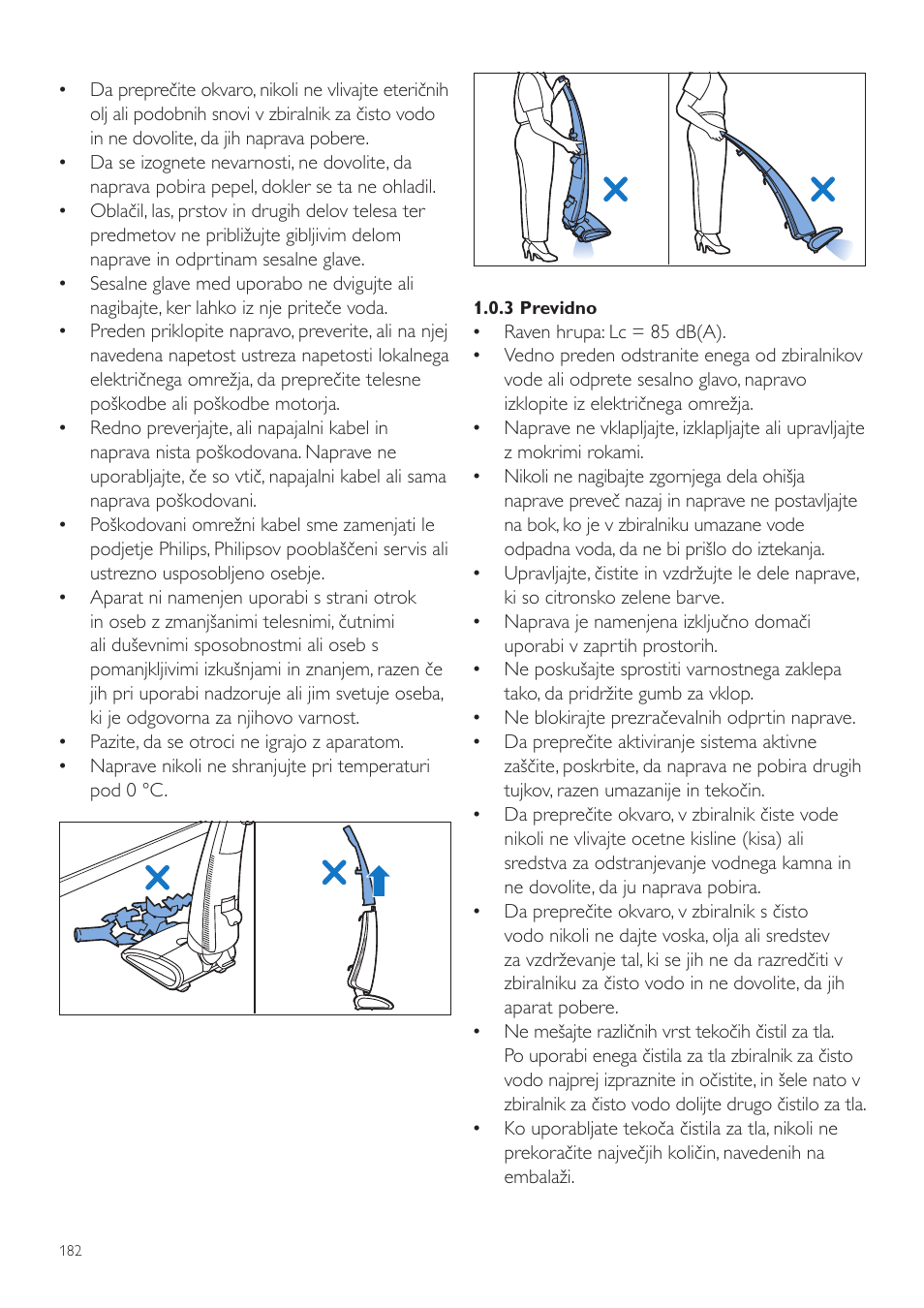 Philips FC7070 User Manual | Page 182 / 230