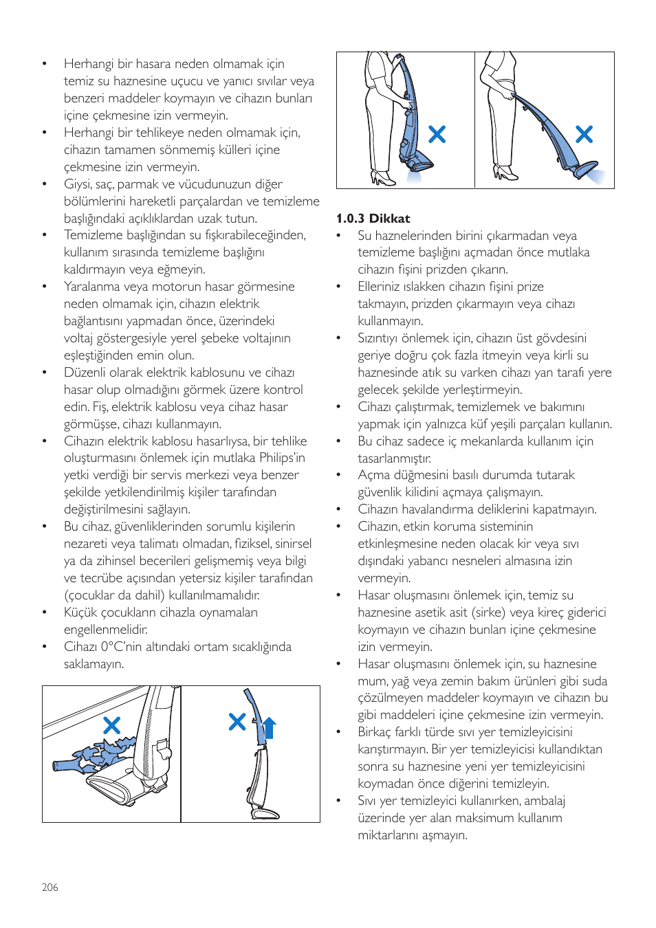 Philips FC7070 User Manual | Page 206 / 230