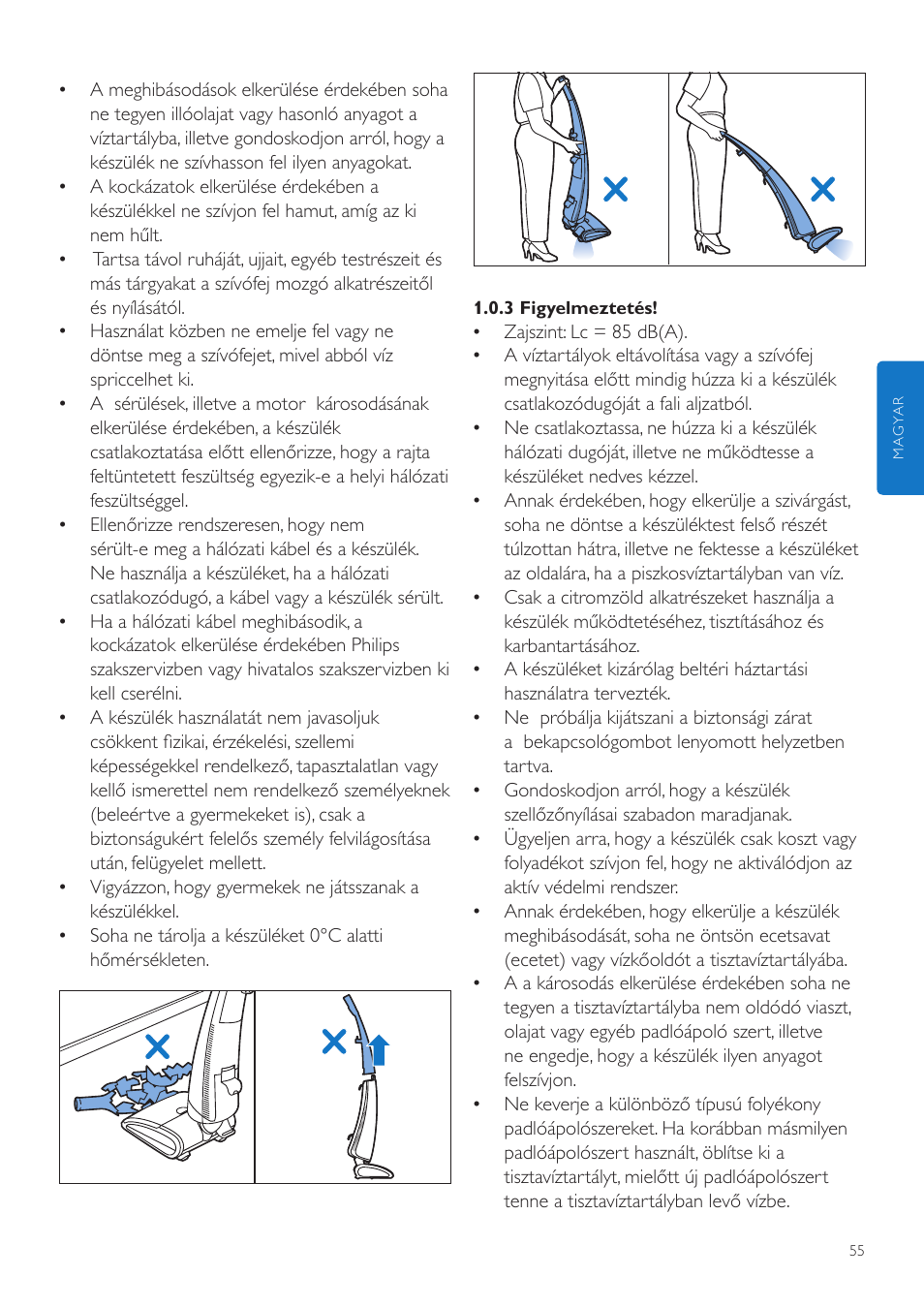 Philips FC7070 User Manual | Page 55 / 230