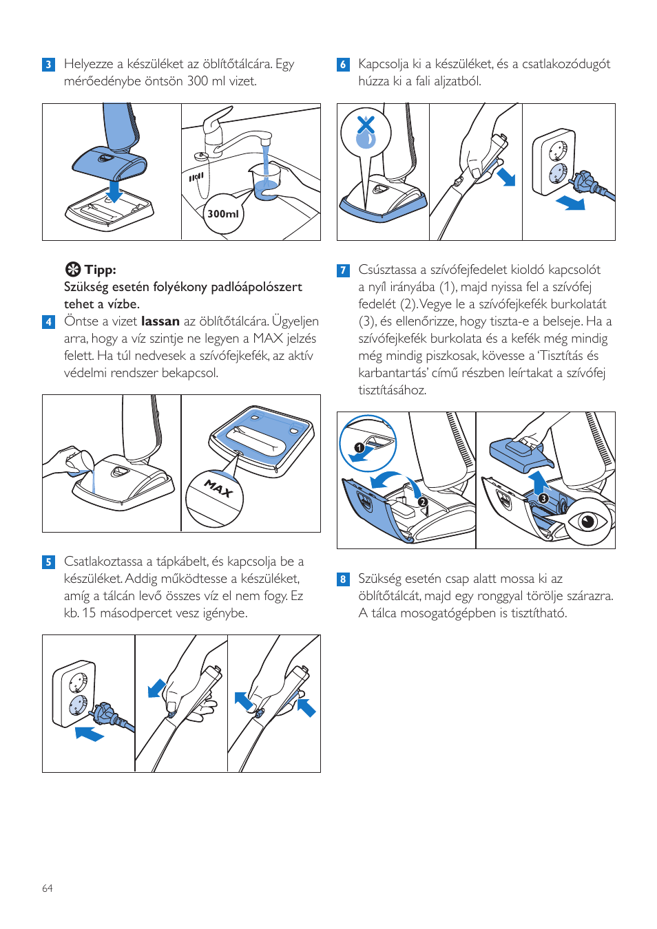 Philips FC7070 User Manual | Page 64 / 230