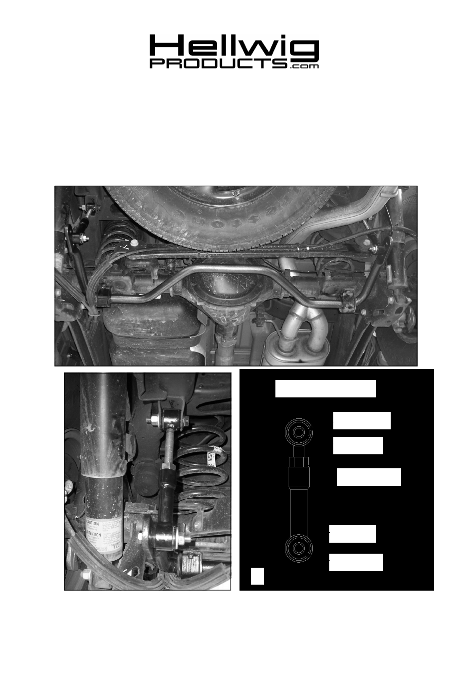 Hellwig Sway Bar 7707 User Manual | 2 pages