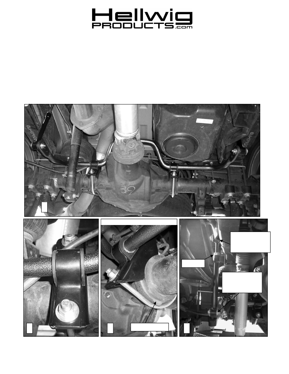 Hellwig Sway Bar 7890 User Manual | 3 pages