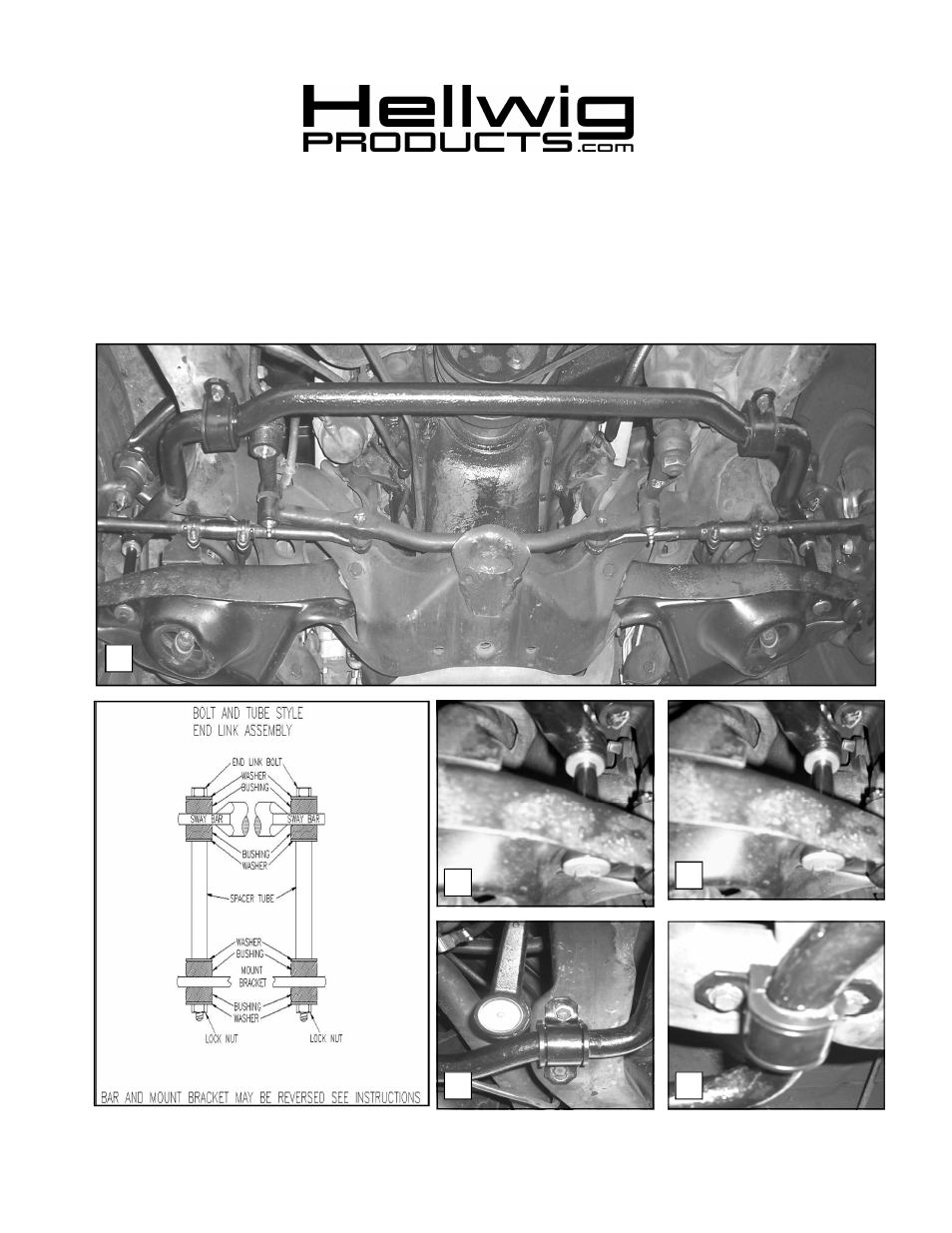 Hellwig Sway Bar 55703 User Manual | 2 pages