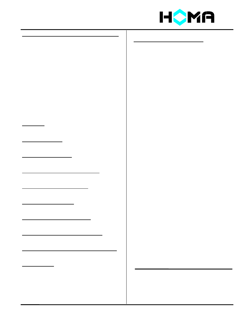 Ctp series | HOMA CTP Series User Manual | Page 6 / 12