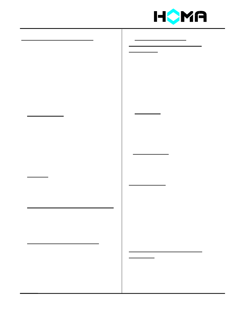 Ctp series | HOMA CTP Series User Manual | Page 7 / 12