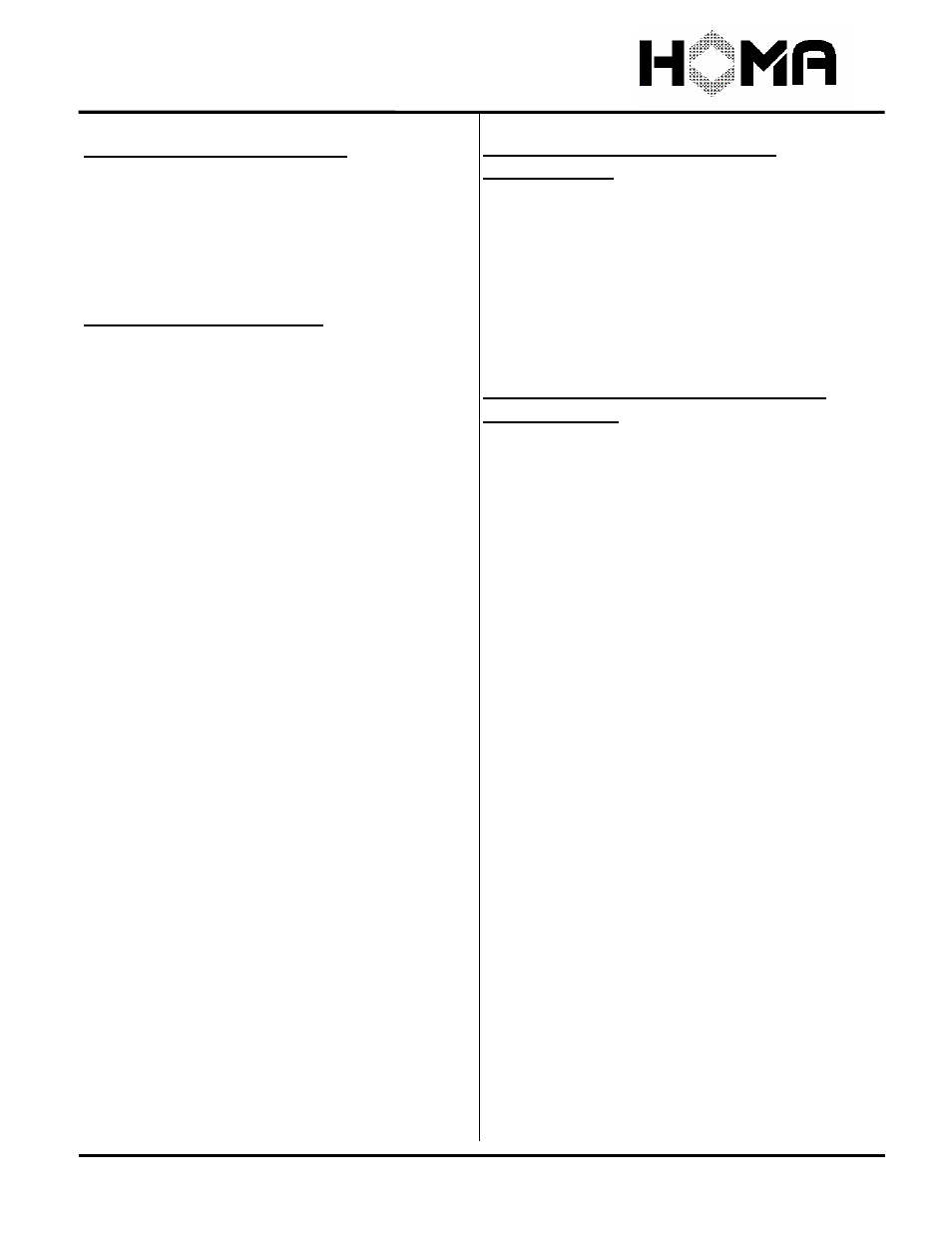 Grp series | HOMA GRP Series User Manual | Page 2 / 13