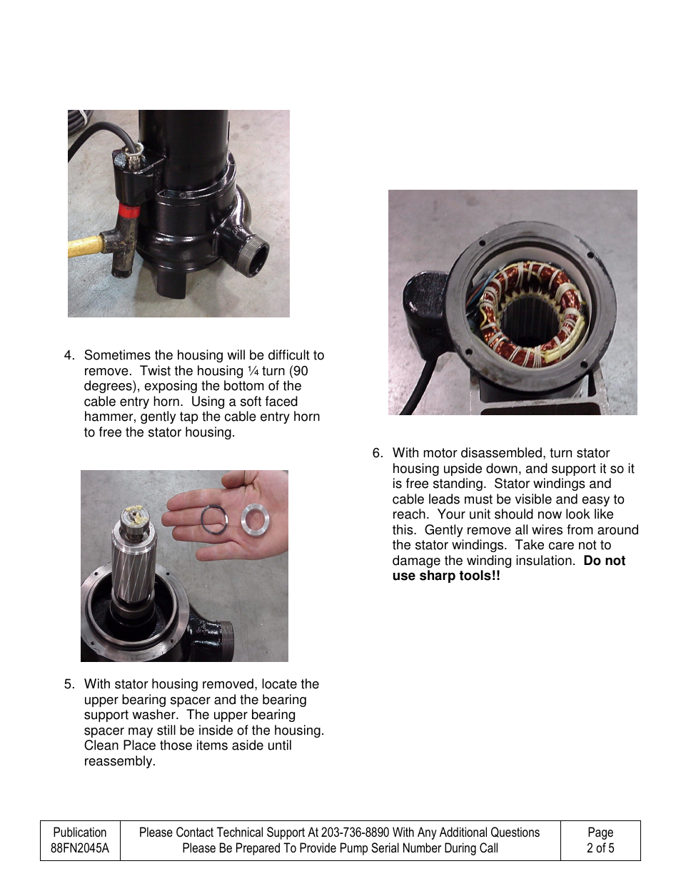 HOMA TP GRP T Motor Voltage Change User Manual | Page 2 / 5