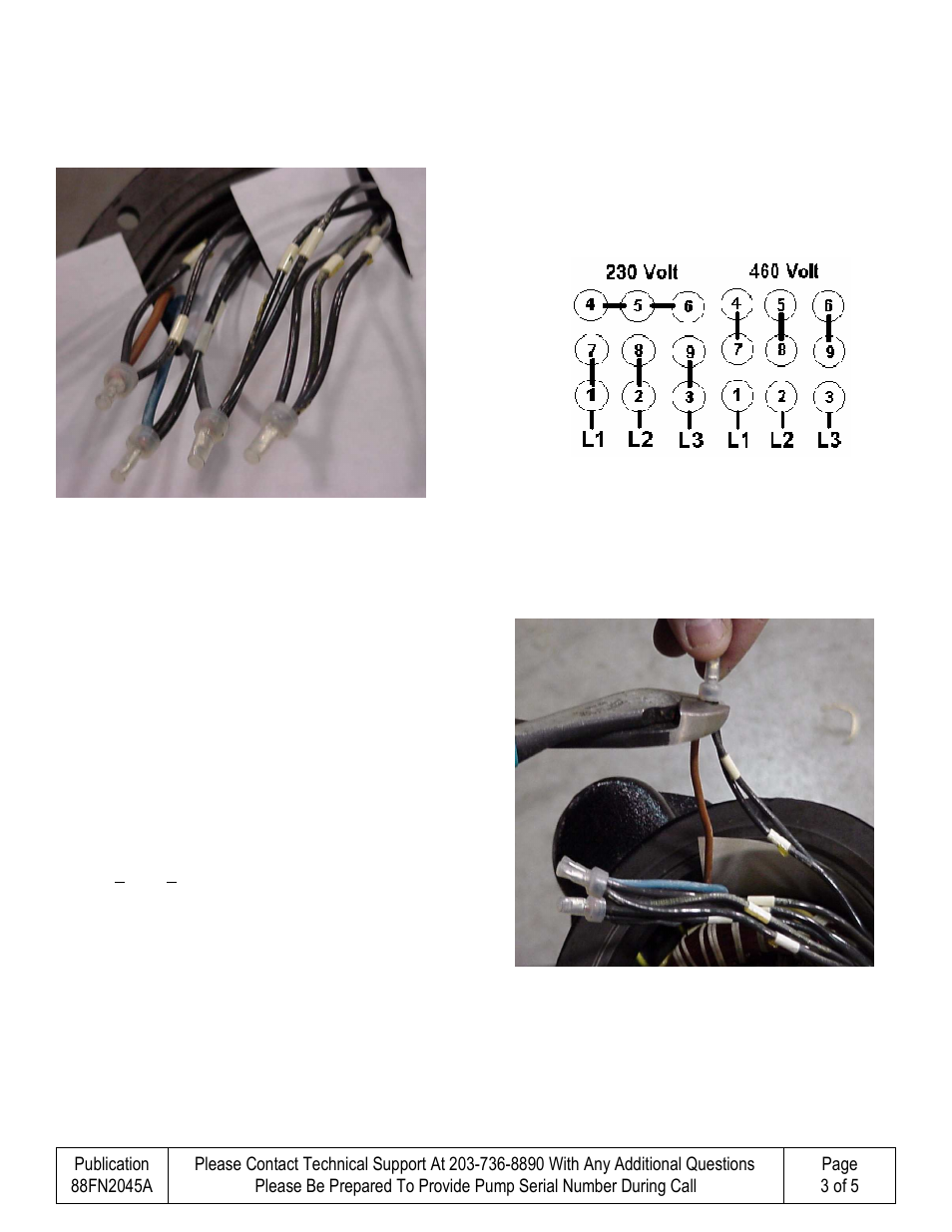 HOMA GRP TP Motor Voltage Change User Manual | Page 3 / 5