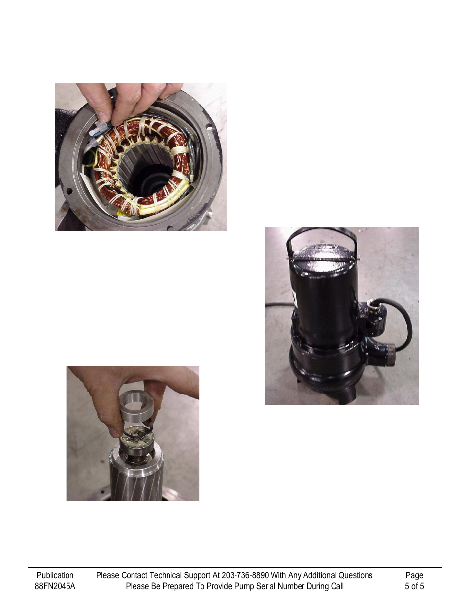 HOMA GRP TP Motor Voltage Change User Manual | Page 5 / 5