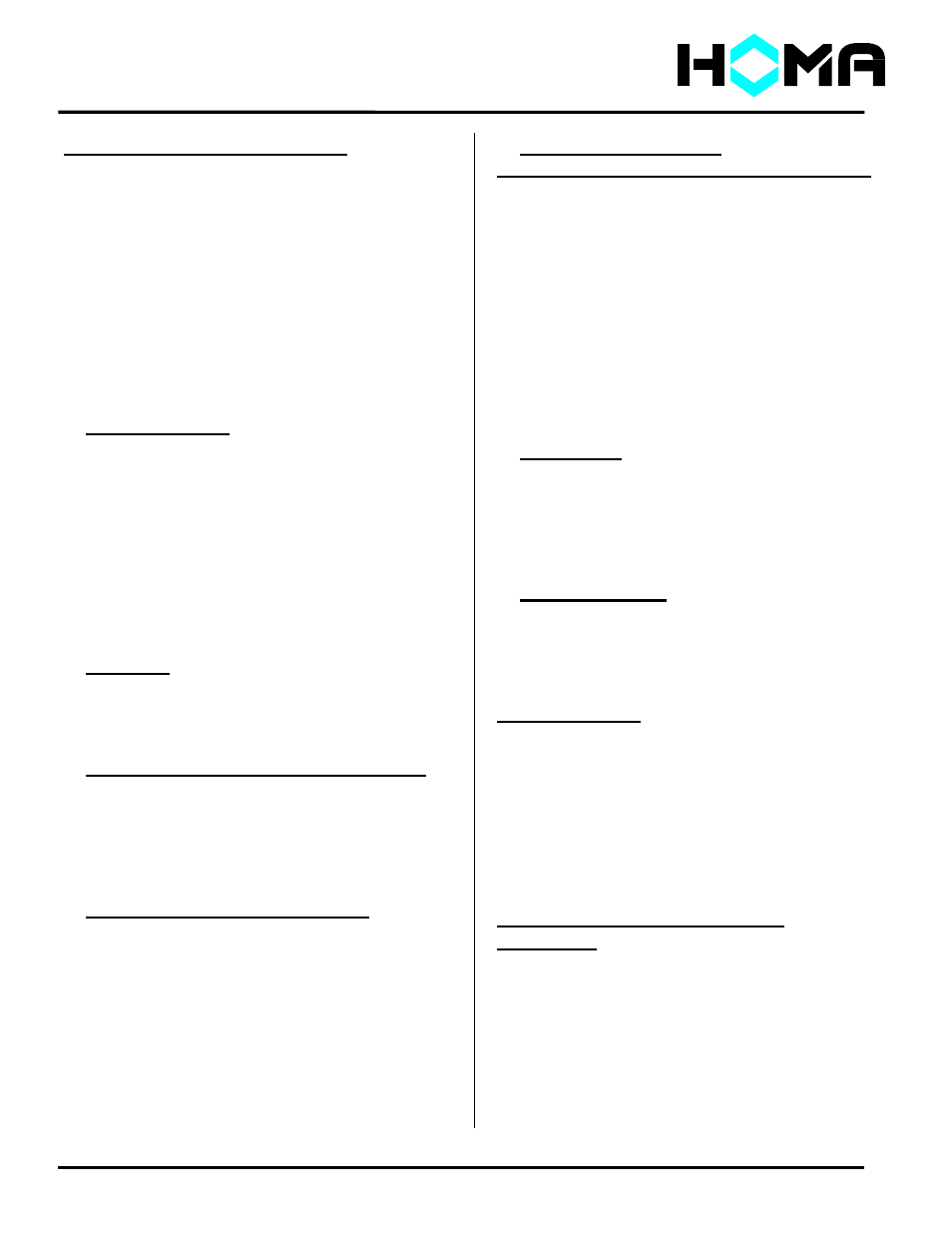Tp series | HOMA TP Series User Manual | Page 7 / 13