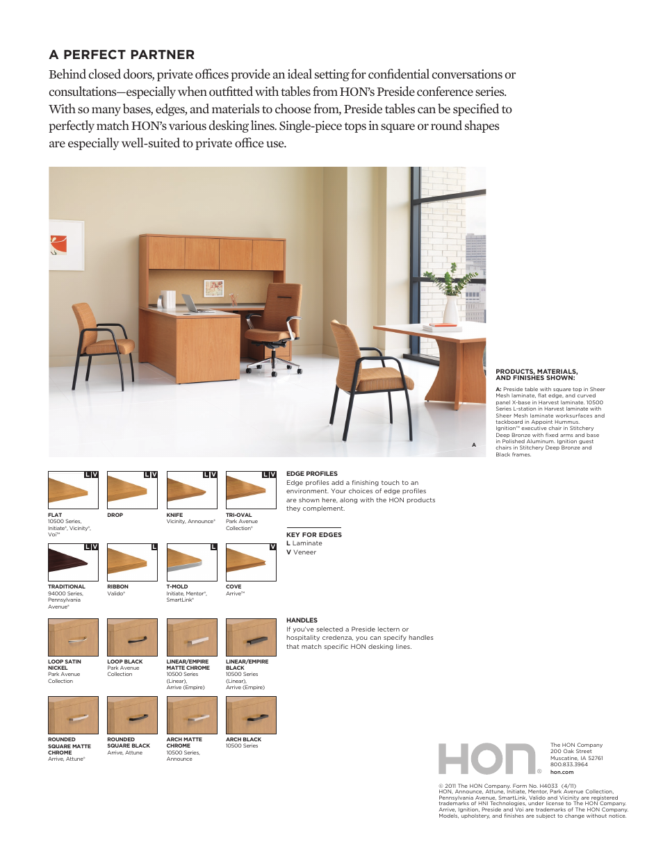 HON Preside Private Office User Manual | Page 2 / 2
