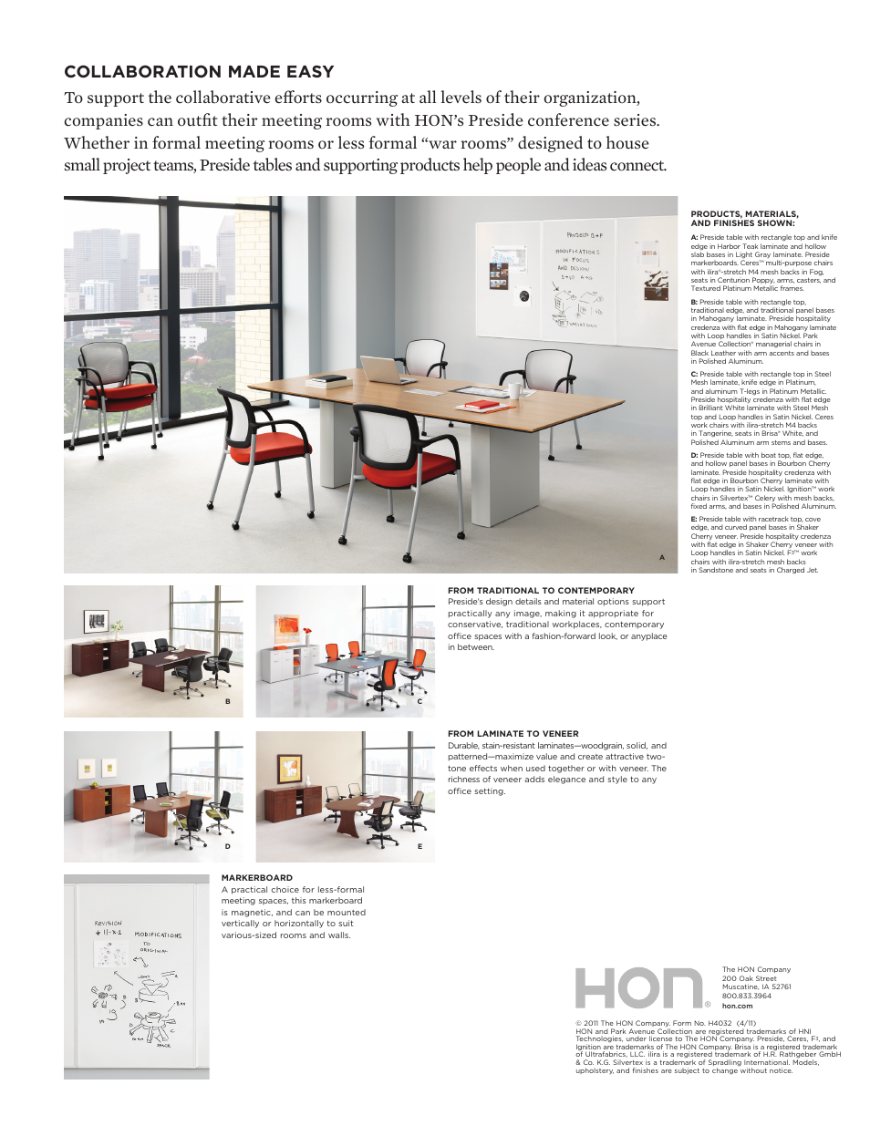 HON Preside Meeting Room User Manual | Page 2 / 2
