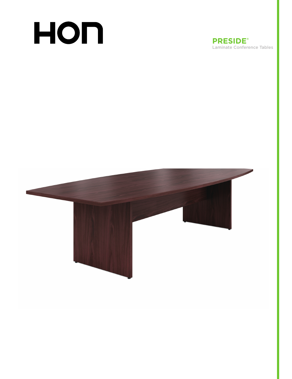 HON Preside Laminate Conference Tables User Manual | 2 pages