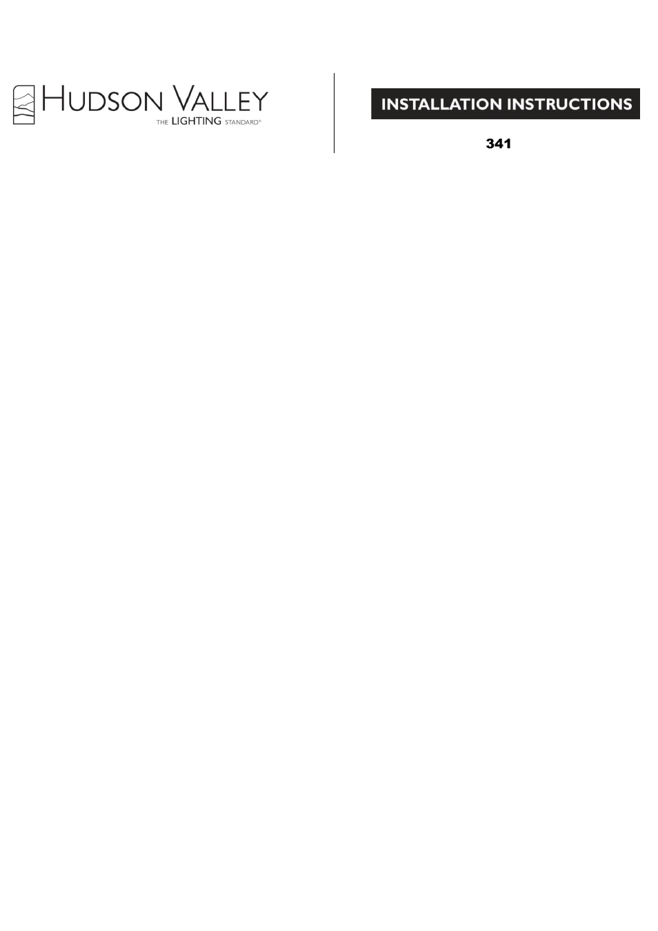 Hudson Valley Lighting ADJUSTABLES 341 User Manual | Page 2 / 3