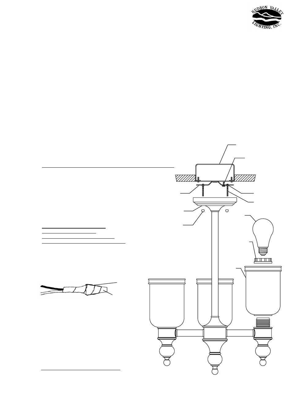 Hudson Valley Lighting CHATHAM 6313 User Manual | 1 page