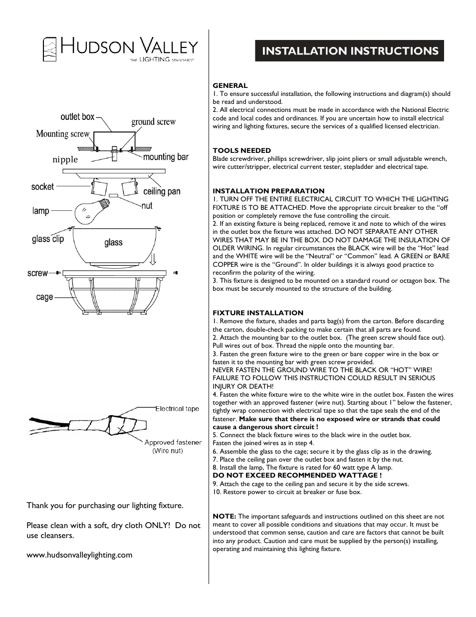 Hudson Valley Lighting CONRAD 4112 User Manual | 1 page