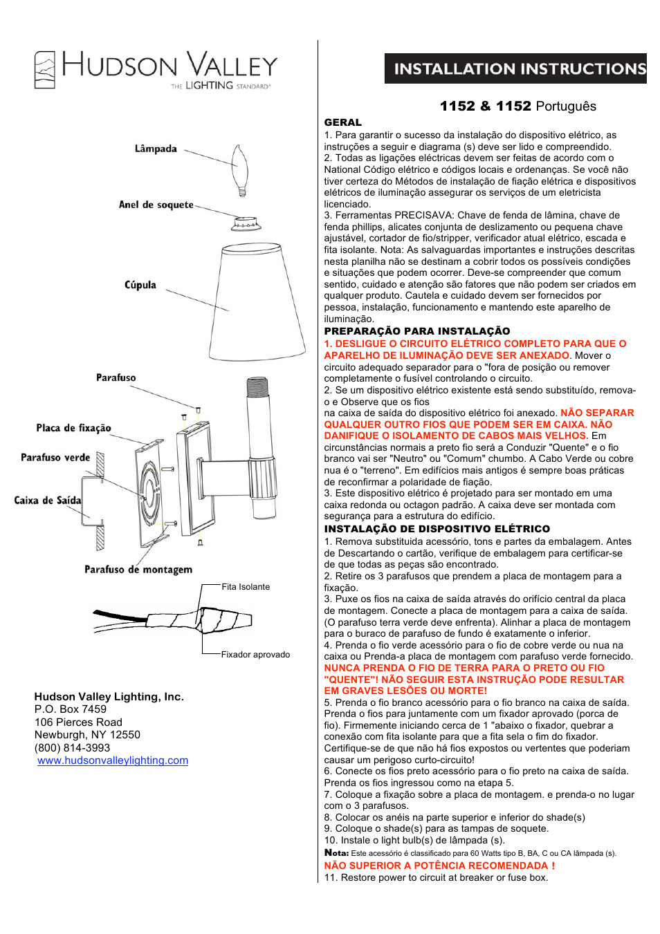 Hudson Valley Lighting DRUID HILLS 1152 User Manual | Page 2 / 2