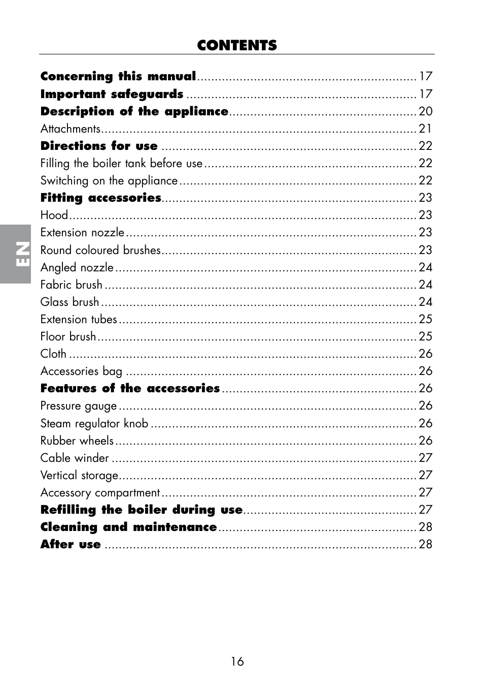 ARIETE Multivapori XL 4214 User Manual | Page 17 / 55