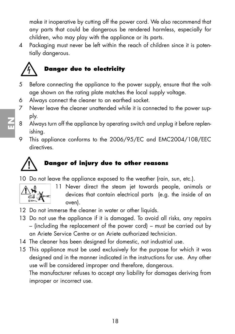 ARIETE Multivapori XL 4214 User Manual | Page 19 / 55