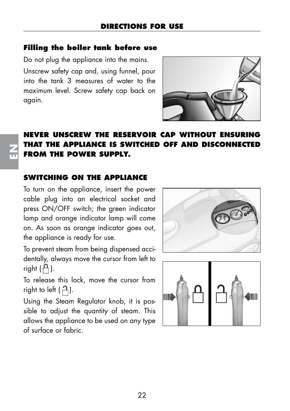 ARIETE Multivapori XL 4214 User Manual | Page 23 / 55