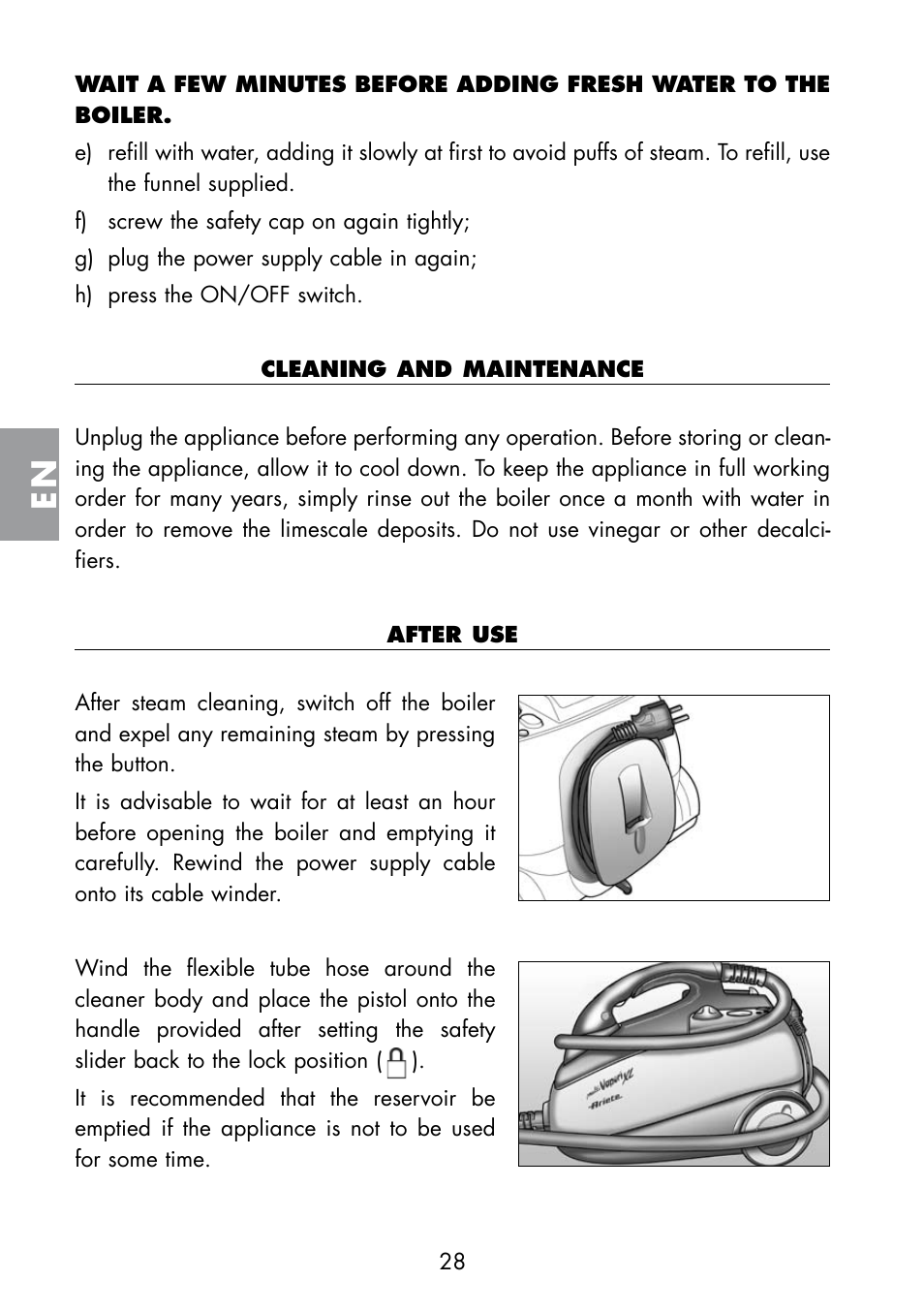 ARIETE Multivapori XL 4214 User Manual | Page 29 / 55