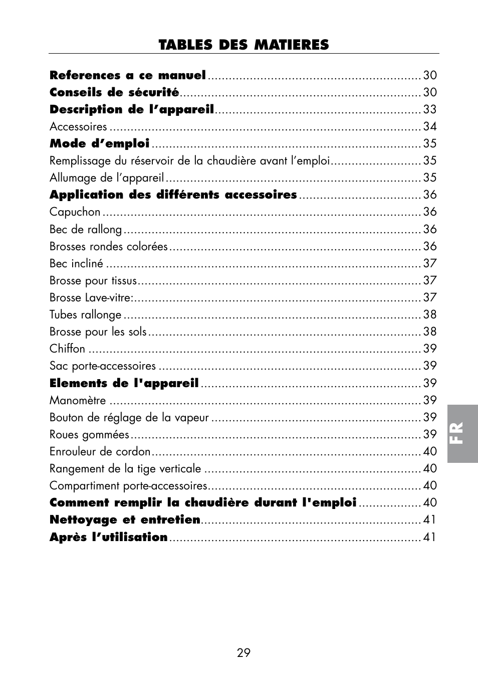 ARIETE Multivapori XL 4214 User Manual | Page 30 / 55
