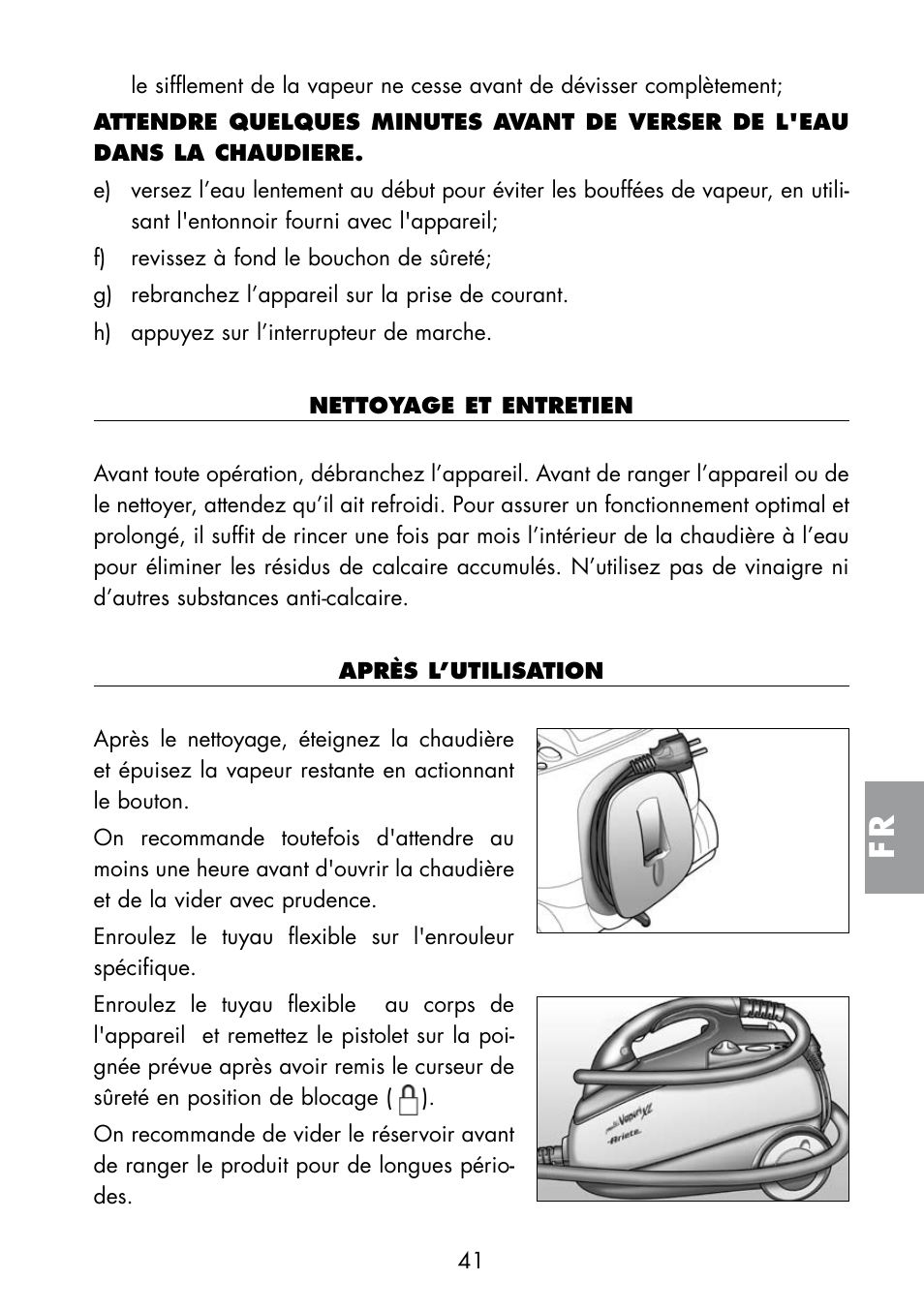 ARIETE Multivapori XL 4214 User Manual | Page 42 / 55
